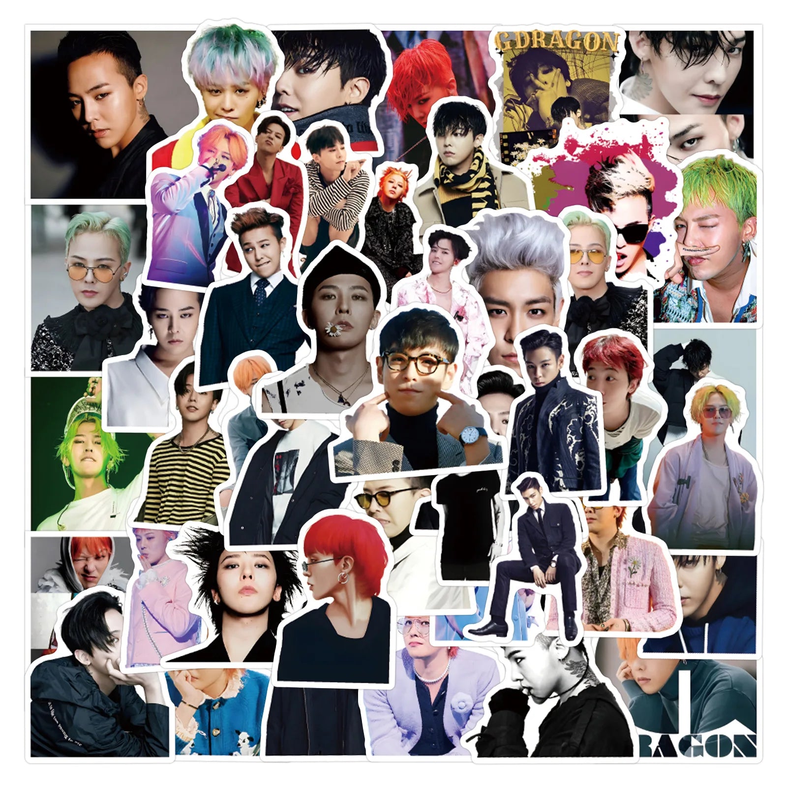 55PCS Kpop album picture fans gift korea music singer sticker