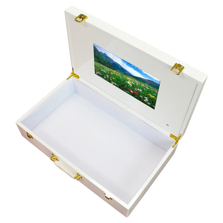 3D Video Post Box Recording Music Gift Box Handmade Led Light Lcd Display for Paper Box TV/Movie Character