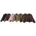 ZATRHMBM Spring Women's Clothing 2025 New Fashion Stylish Loose Coat Retro Long Sleeve Solid Color Casual Women's Tops