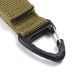 Molle Duty Belt Keeper Key Holder Keychain Tactical Gear Clip Triangle Backpack Fastener Hook Buckle Camping Hiking Nylon