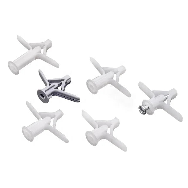 Low Price Hot Selling Butterfly Wall Plug Nylon Anchors 66 Polyethylene Poly-Toggles Plastic Material Inch System