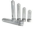Clear 30ml 40ml 50ml PET Tube Plastic Test Tubes Bath Salt Container with Screw Caps