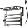 Heater Drying Racks Heated Warmer Rail Heating Electric Towel Rack Waterproof Heating Electric Towel Rack Customized Logo Oem