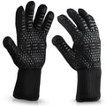 Heat Resistant Fireproof Barbecue Oven Mitts Non-Slip Silicone Coating BBQ Grill Gloves Kitchen Cooking Oven Gloves
