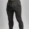 Plus Size Men's Casual Canvas Jogging Pants Oversized Mid Elastic Waist Plain Dyed Quick Dry Lightweight Summer Sports Gym Wear
