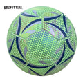 Luminous Machine-Sewn Soccer Ball for Night Training Size 5 for Primary School Students and Competition Football