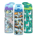Custom Logo New Outdoor Colorful Sports Plastic Water Bottles With Handle