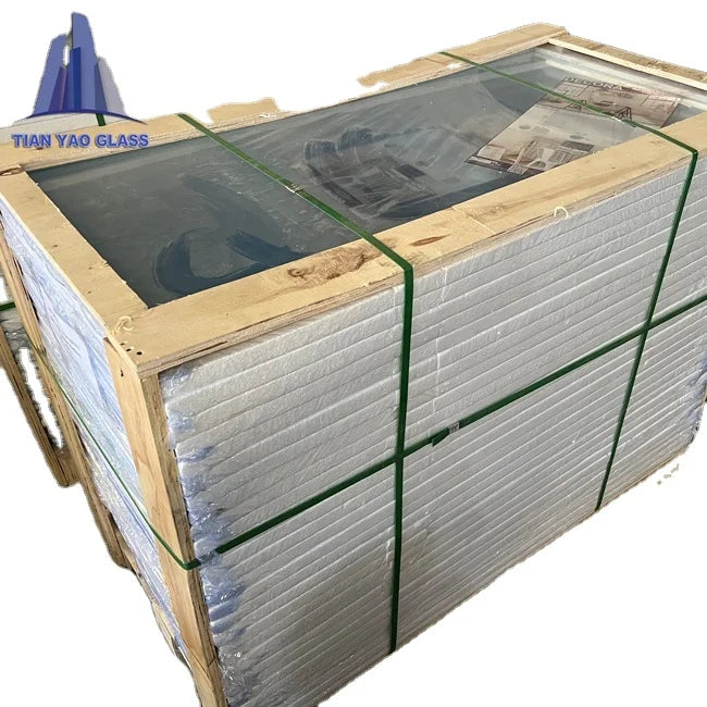 Clear Tempered Glass 8mm 10mm 12mm Thickness for Outdoor Bathroom Staircase Decoration for Hotels Entry Industrial Table Top