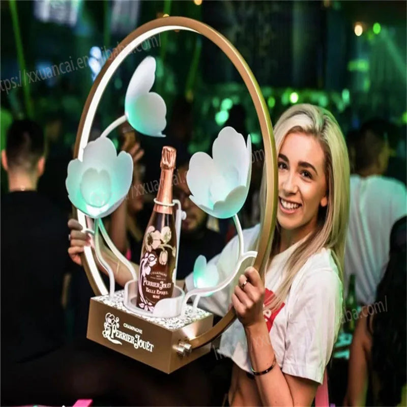 Perrie R  Joue t Bottle Presenter With Customized Logo for Nightclub