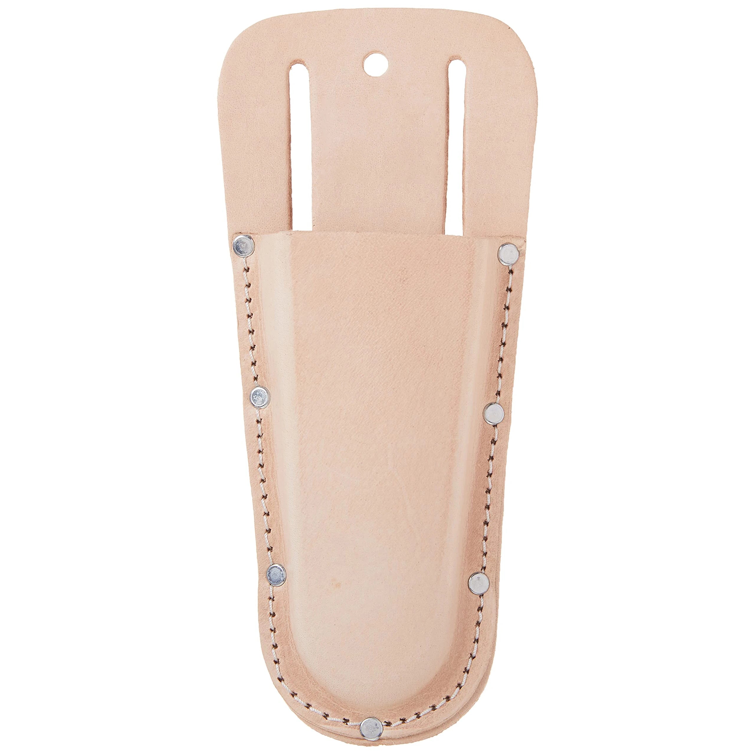 Genuine Leather Plier Holder - Heavy Duty Pruner Scabbard & Scissor Sheath Holster for Gardening Tools