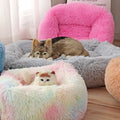 Square Super Soft Winter Warm Sleeping Pad Plush Solid Color Pet Cat and Dog Bed