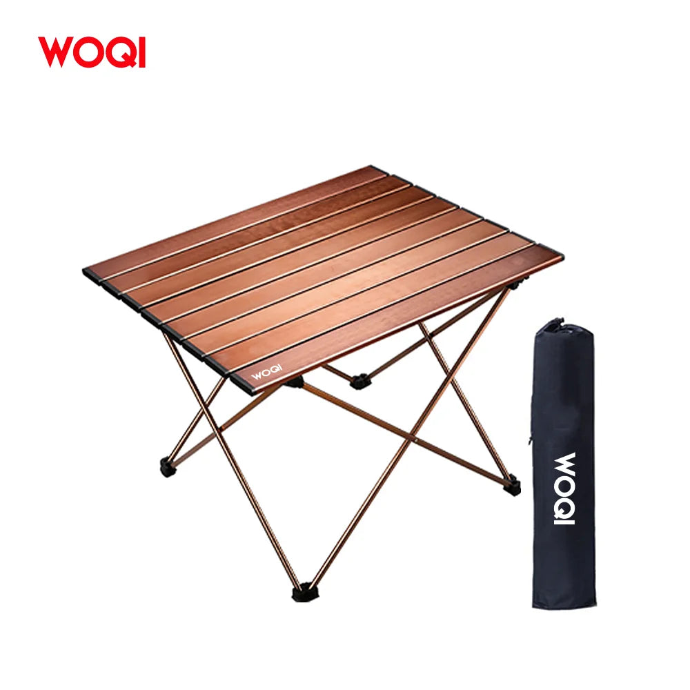 WOQI Sets up in 5 Seconds Foldable Camping Table Coffee Table for Picnic Balcony Courtyard Deck Bivouac