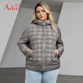 Ladies Winter Hooded Fashion Jacket Warm Windproof Coat Woman Jacket Winter
