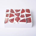 HZ Wholesale Natural Red Jasper Raw Healing Crystals Stones Mineral Specimens Set Box for Home Decoration