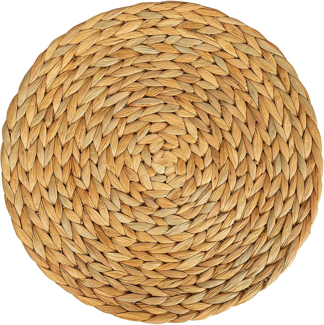 Custom Natural Handmade Decoration Woven Straw Water Hyacinth Placemat
