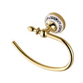 Brushed Gold Towel Ring No Drill 304 Stainless Steel Wall Mounted Holder Rustproof Bathroom Accessory