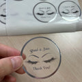 Self Adhesive Customized Printing Clear Silver Foil Stickers Transparent Logo Label