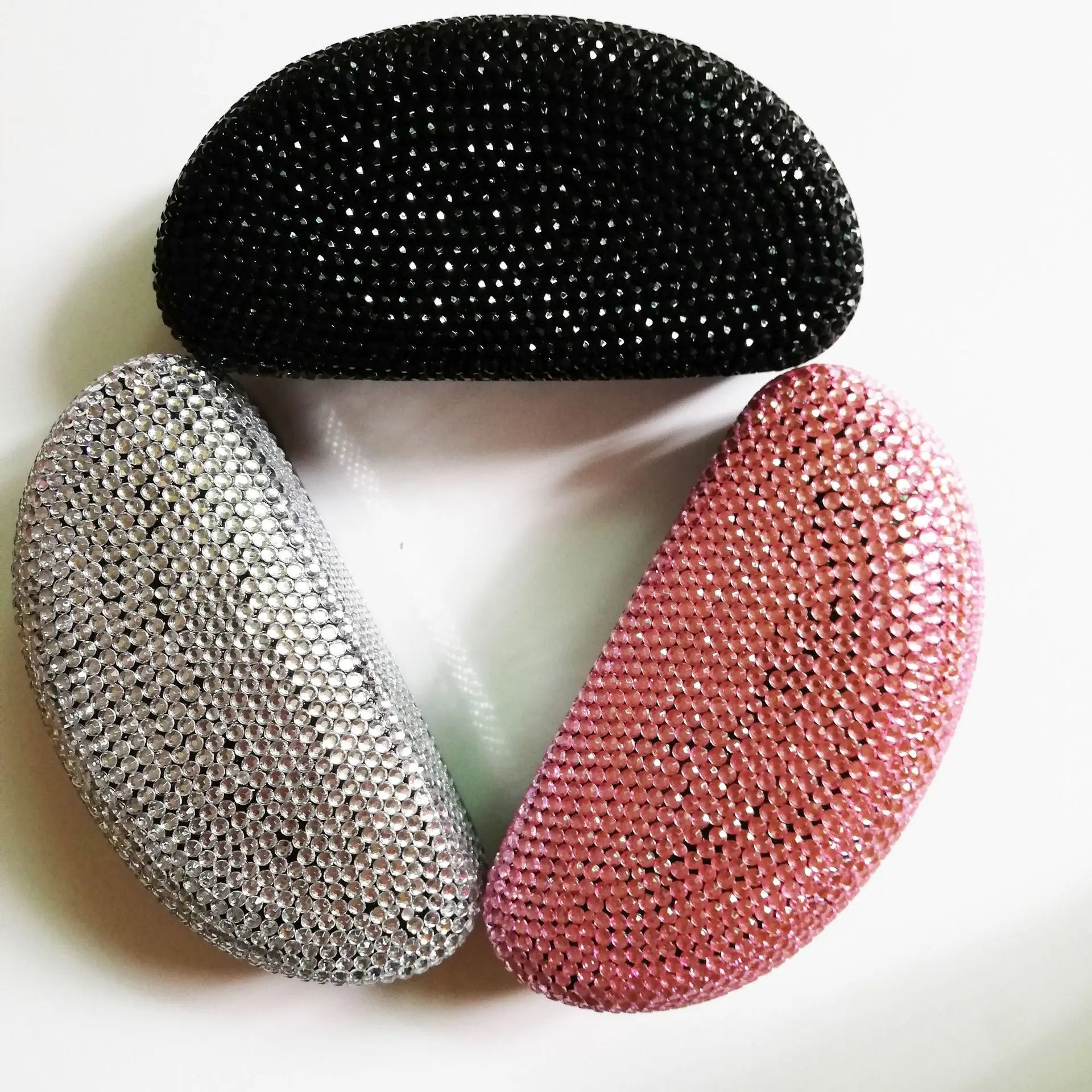 Factory Direct Sales Glasses Box Diamond-Set Glasses Zip Case Rhinestone Sunglasses Case