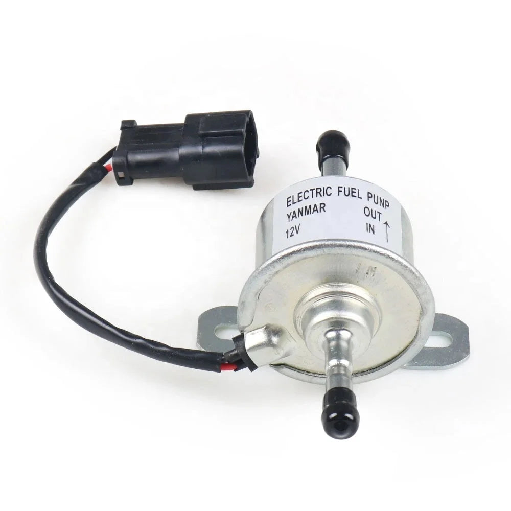 12v Small Excavator Fuel Pump Aluminum External Electronic Oil Pump Suitable for 4tnv88 3tnv88 4tnv84 Oe 129612-52100