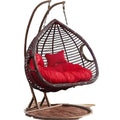 Handmade Tree Hammocks Double Pole Hanging Basket Seat Swing Egg Hammock Chair  for Garden Balcony