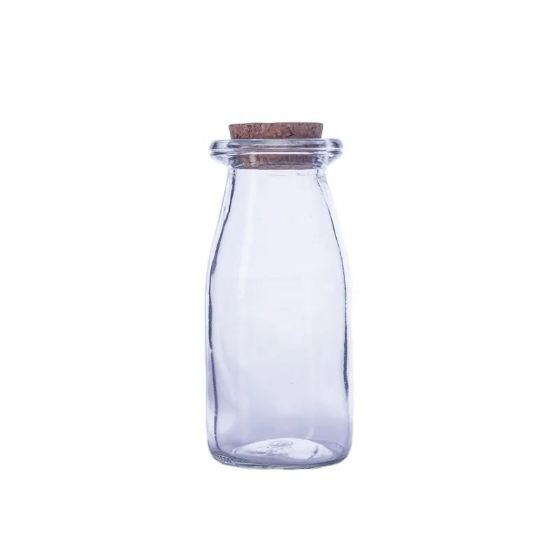 200ml Clear Round Empty Candy Packaging Jar Decorative Candy Jar with Lid