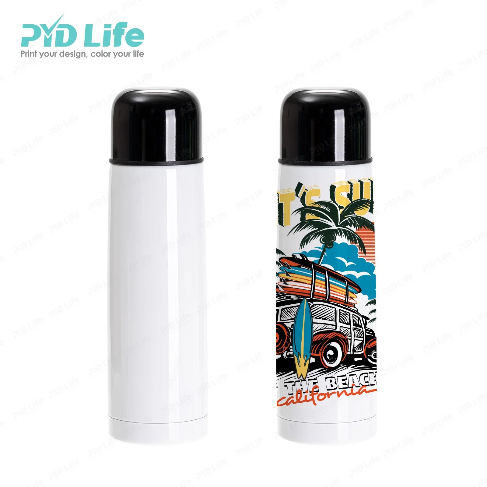 PYDLife New Design Stainless Steel White Sublimation Flask 500ml Vaccum Flask Thermos Vacuum Flask