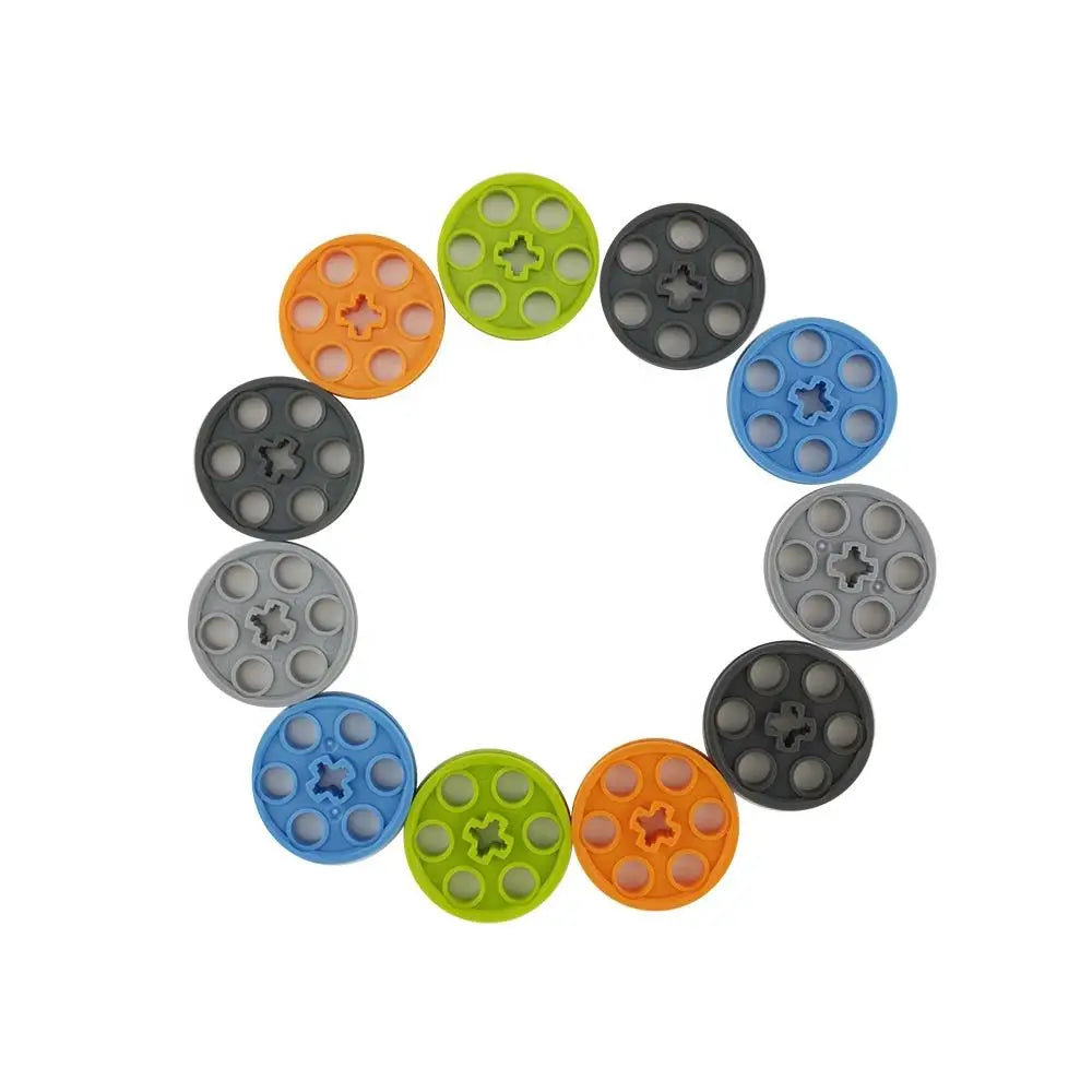 New Design Wedge Belt Wheel Building Plastic Block Moc al Toys No.4185