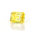 Starsgem Octagon Shape Emerald Cut Fancy Color Yellow Sapphire Lab Grown Sapphire Loose