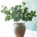 Hot Sales Real Touch Plastic Green Leaves Decoration Artificial Indoor for Home Decoration