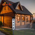 House Number Solar Street Light Number Sign Outdoor Garden Solar Lights LED Lighting