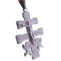 Stainless Steel Saint Benedict Jesus Cross Pendant Double Angel Necklace Men Women Christian Prayer Amulet Jewelry Religious
