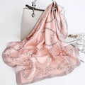 Wholesale China square Fashion Multi-function Ladies Scarf Custom Printed  Scarves Women Silk Satin Scarf 70cm