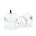 New Design Fire-free Glass Cupping with a Pump Glass Cupping Set CE Suction Device Vaccum Chinese Cup 12 Pieces RIBON MED