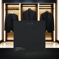 New Organic Woven Suiting Fabric Blend 15%W 20%R 62%P 3%SP Worsted Merino Wool Polyester for Men's & Boys' Suits