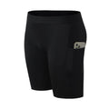 Men's Gym Fitness Sweat Wicking Elastic Waist Running Shorts Sports Wear Pants Compression Shorts