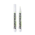 White Color Waterproof Permanent Marker Pen White Indelible Marker Pen Whiteboard Pen Dry Erase Inkpermanent PP Plastic Dunpai