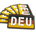 Custom Eco-friendly 3D Soft Silicone Patches with Embossed Logo Sew-On Style PVC Rubber Badges for Jeans Garments Bags Hats