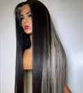 50in 13x4 Glueless Straight Transparent HD for LaceFront Customized Colors Brazilian Human Hair Bone Full Lace 100% Hair