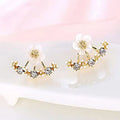High Quality Gold Elegant Earrings Flowers Fashion Stud Earrings for Women