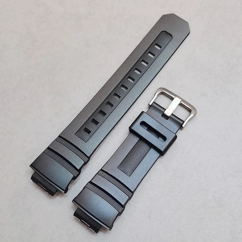 Maxtank Jd432 Stock 4778AW-591/590/5230AWG-M100/100 Waterproof Rubber Silicone Resin Watch Band with Pin Buckle