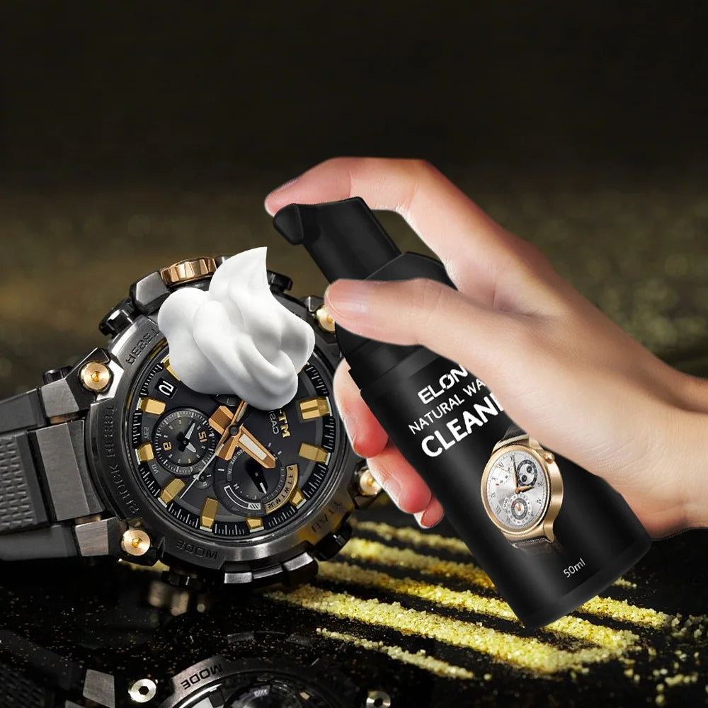 ELON Factory Wholesale Luxury Foam Jewelry & Watch Cleaner Spray with Custom Logo Environmental Materials 50ml Certified