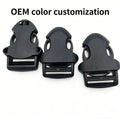 Factory Direct Sale 25mm Plastic Buckles for Luggage & Bags 3-in-1 / 4-in-1 Fasteners for Briefcases and Schoolbags (Wholesale)