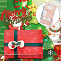 Wholesale Red PU Leather Front Pocket Wallet Coin Card Holder Xmas Men Purse Christmas Trifold Wallet