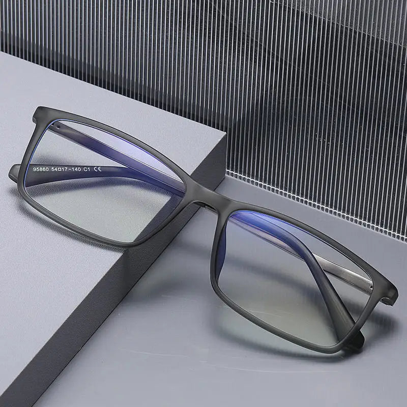 Boyarn High Quality TR90 Square Eyewear Transparent Customizable Optical Glasses Frames Clear Rectangle Eyeglasses