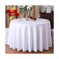 Round Tablecloth Waterproof Stain Resistant Washable Tablecloth Polyester for Dinning Table Buffet Parties Event Decor