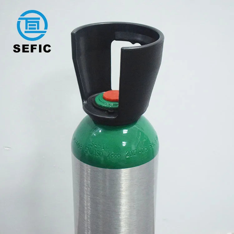 DOT3AL ISO7866 2.5lb 5lb 10lb 20lb Refillable Aluminum Co2 Gas Cylinder for Beverage Aquarium