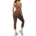 10 Colors Buttery Soft Sports Set Clothing Women Gym Fitness Wear High Waisted Workout Leggings Yoga Sets with Pockets