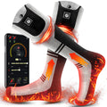 Smart Electronic Heated Thick Casual Winter Custom S-XL Crew Battery Rechargeable Breathable Anti-Slip Skiing Motorcycling