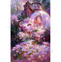 LS Dream Castle 5D Diamond Painting Kit Landscape Diy Full Drill Diamond Embroidery Mosaic Cross Stitch Wall Art