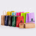 Custom Printed Sachet Digital Spices Clothing Shopping Gift Cosmetic Paper Packing Bags with Handles